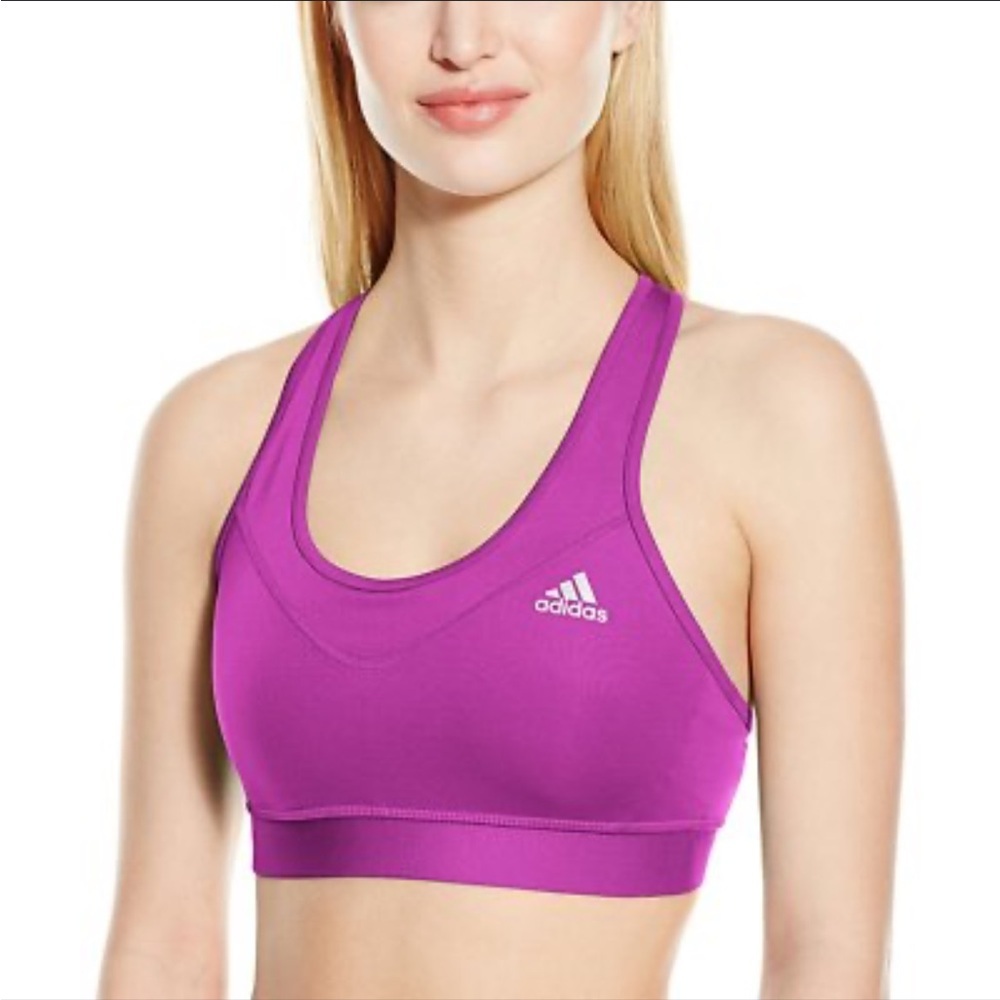 Adidas Women's Bold Purple Sports Bra